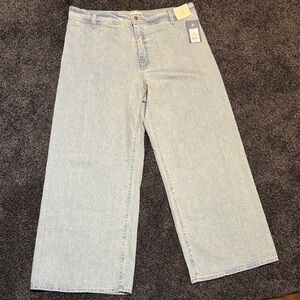 Women’s Light Blue Sailer Wide-Leg Jeans - NWT - 16R